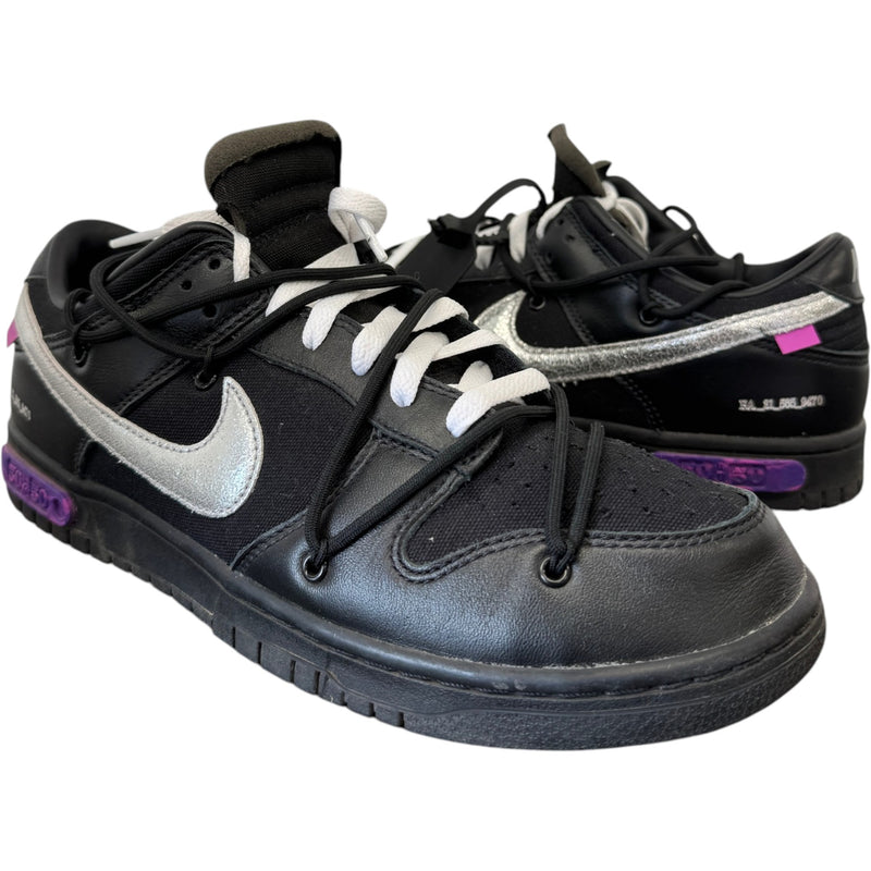 Men's Dunk Low x Nike "Lot 50" Low Trainers Black Size UK 10 / EU 44