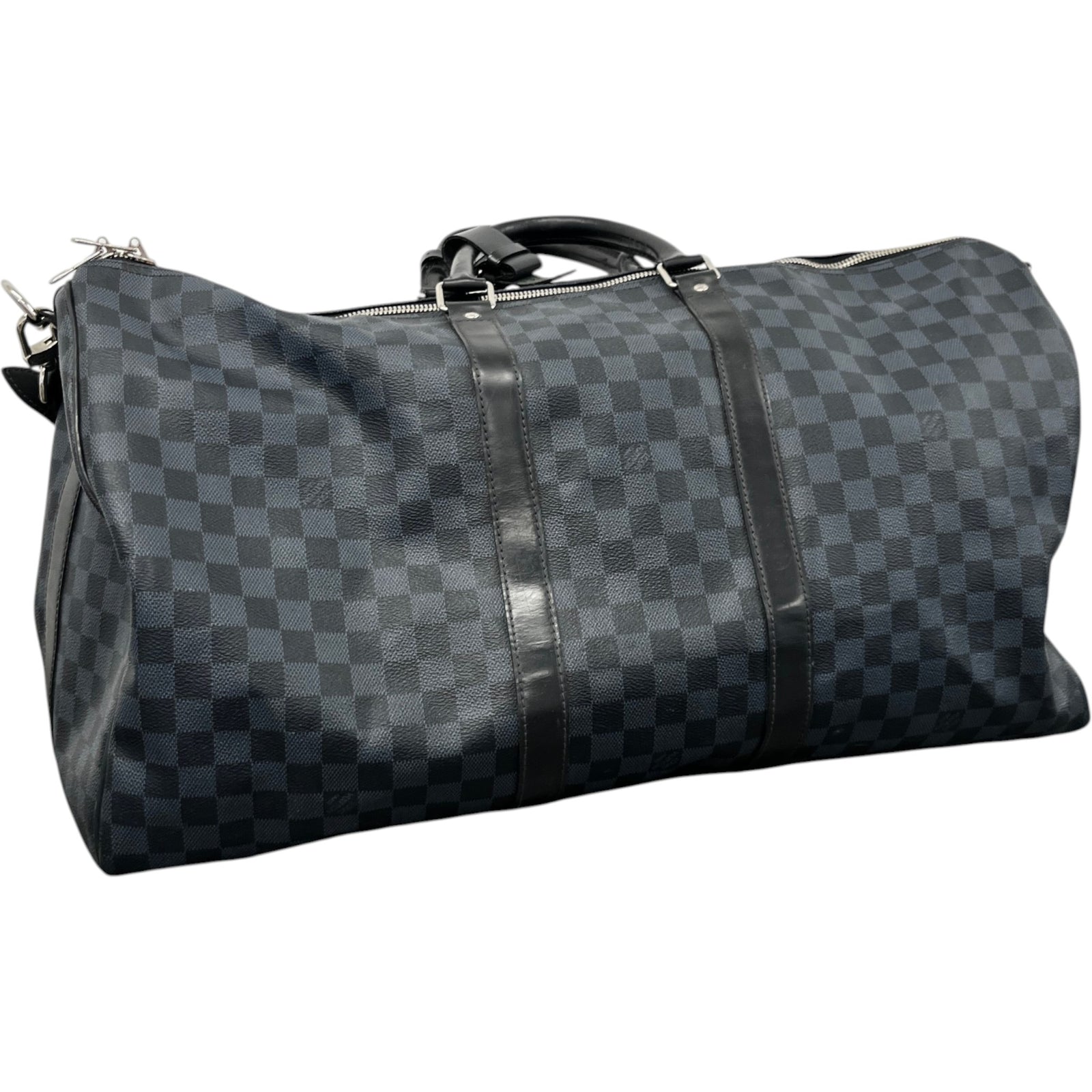 Men's Keepall Bandoulière 55 Monogram Colbalt Bag Navy - Photo 7