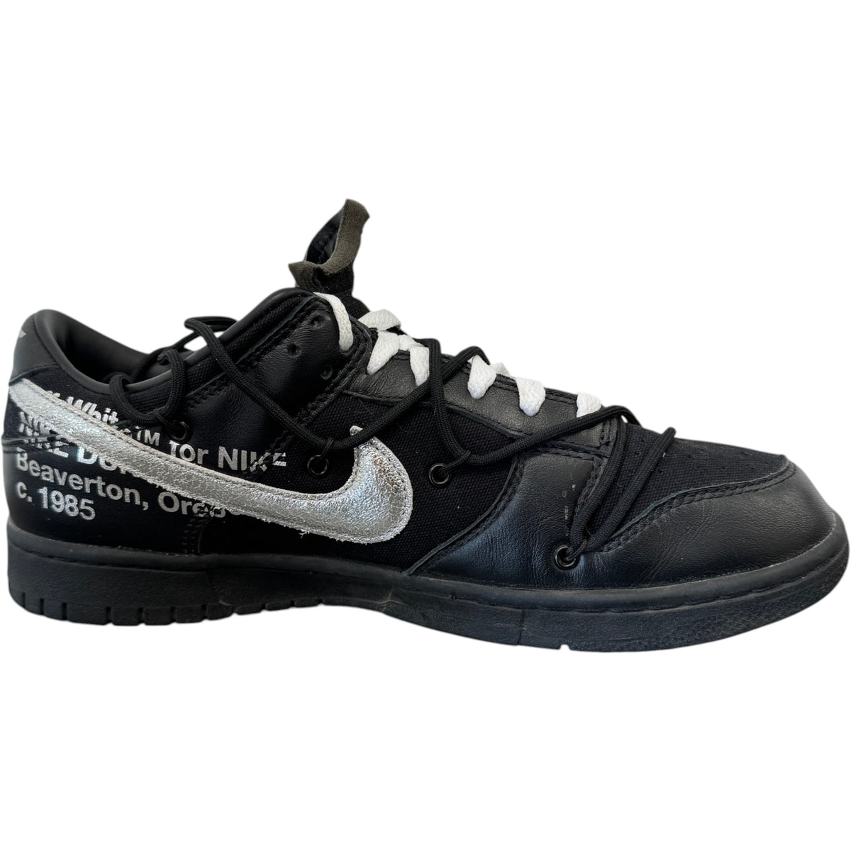 Men's Dunk Low x Nike "Lot 50" Low Trainers Black Size UK 10 / EU 44 - Photo 5