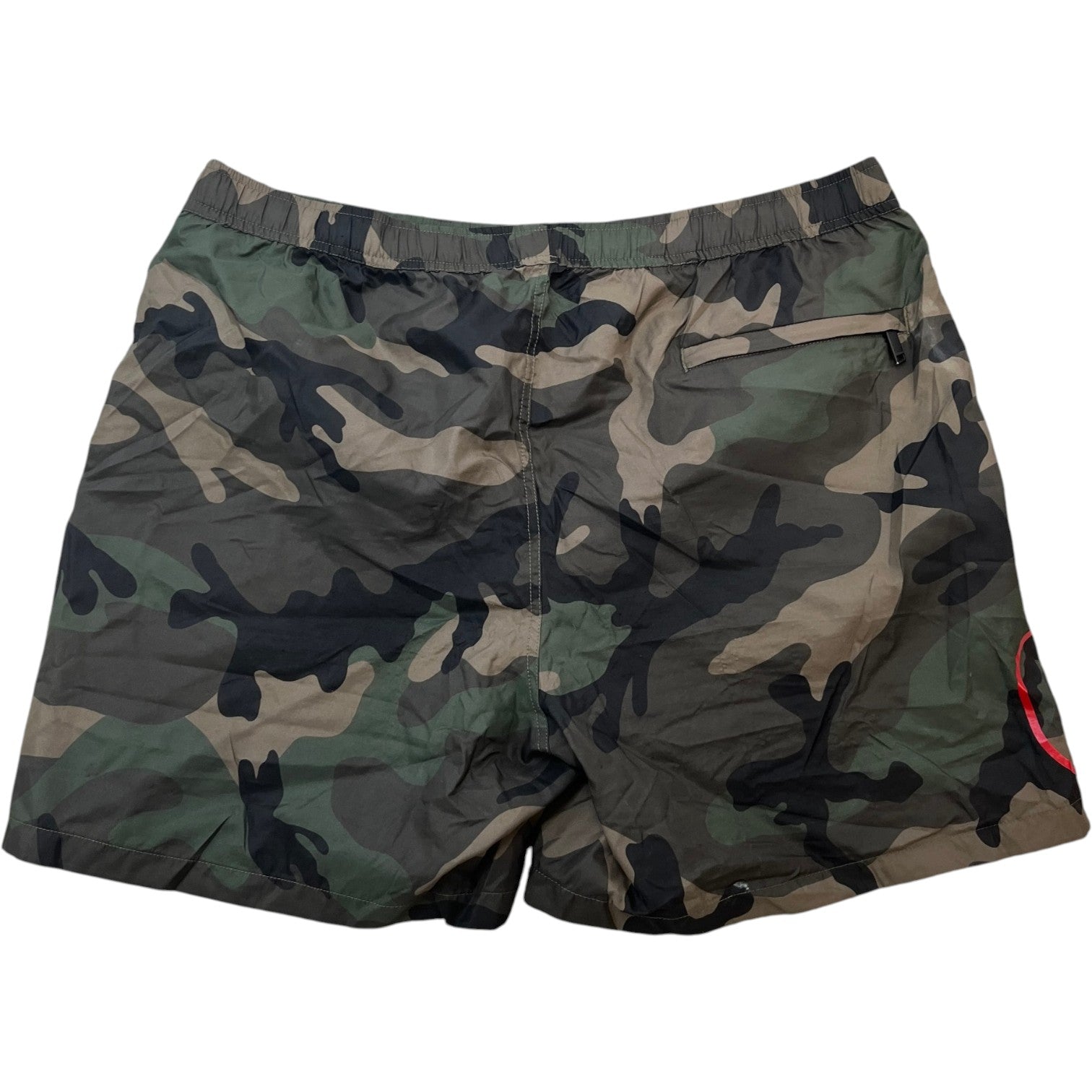 Men's Camo Logo Print Swim Shorts Green Size W34 / IT 50 - Photo 2