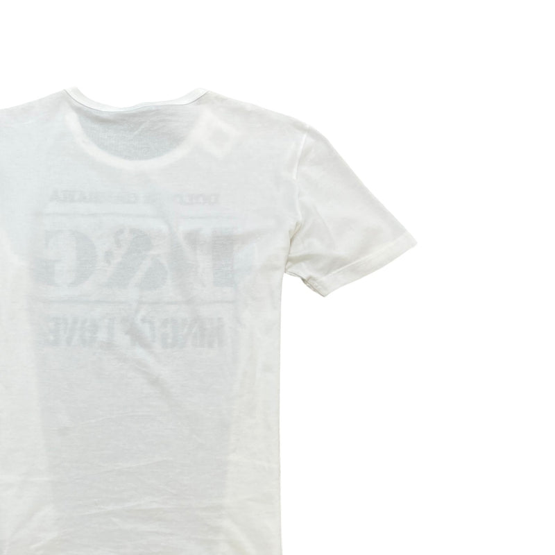 Men's King Of Love Logo T-Shirt White Size IT 44 / UK XS