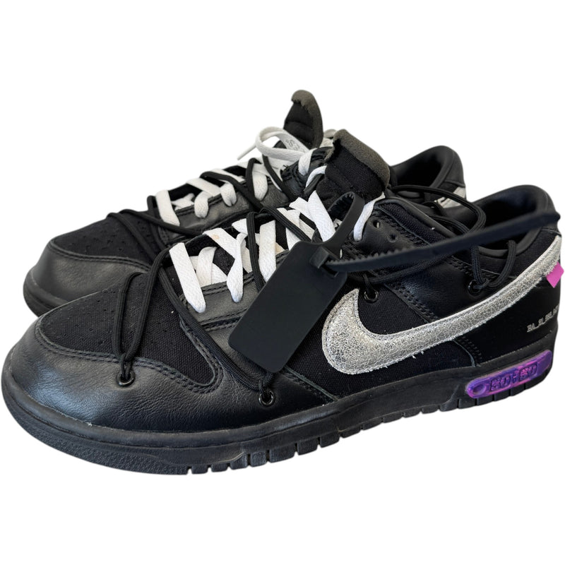 Men's Dunk Low x Nike "Lot 50" Low Trainers Black Size UK 10 / EU 44