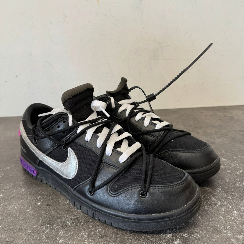 Men's Dunk Low x Nike "Lot 50" Low Trainers Black Size UK 10 / EU 44