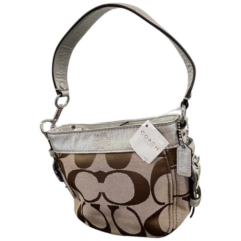 Women's Signature Mini Zoe Hobo Handbag Beige