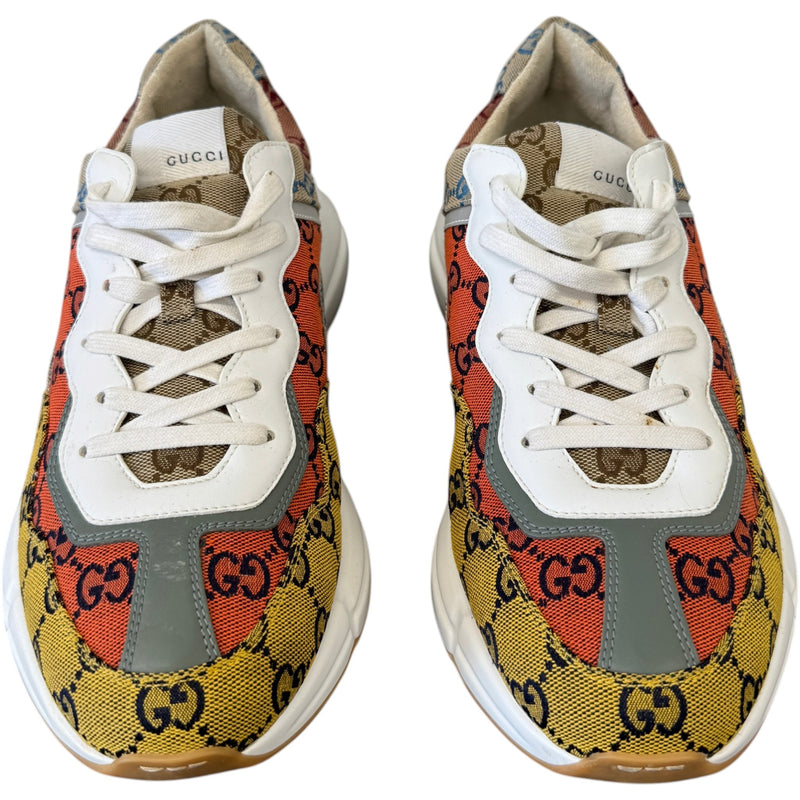 Men's GG Rhyton Low Trainers Multi-Coloured Size UK 10 / EU 44