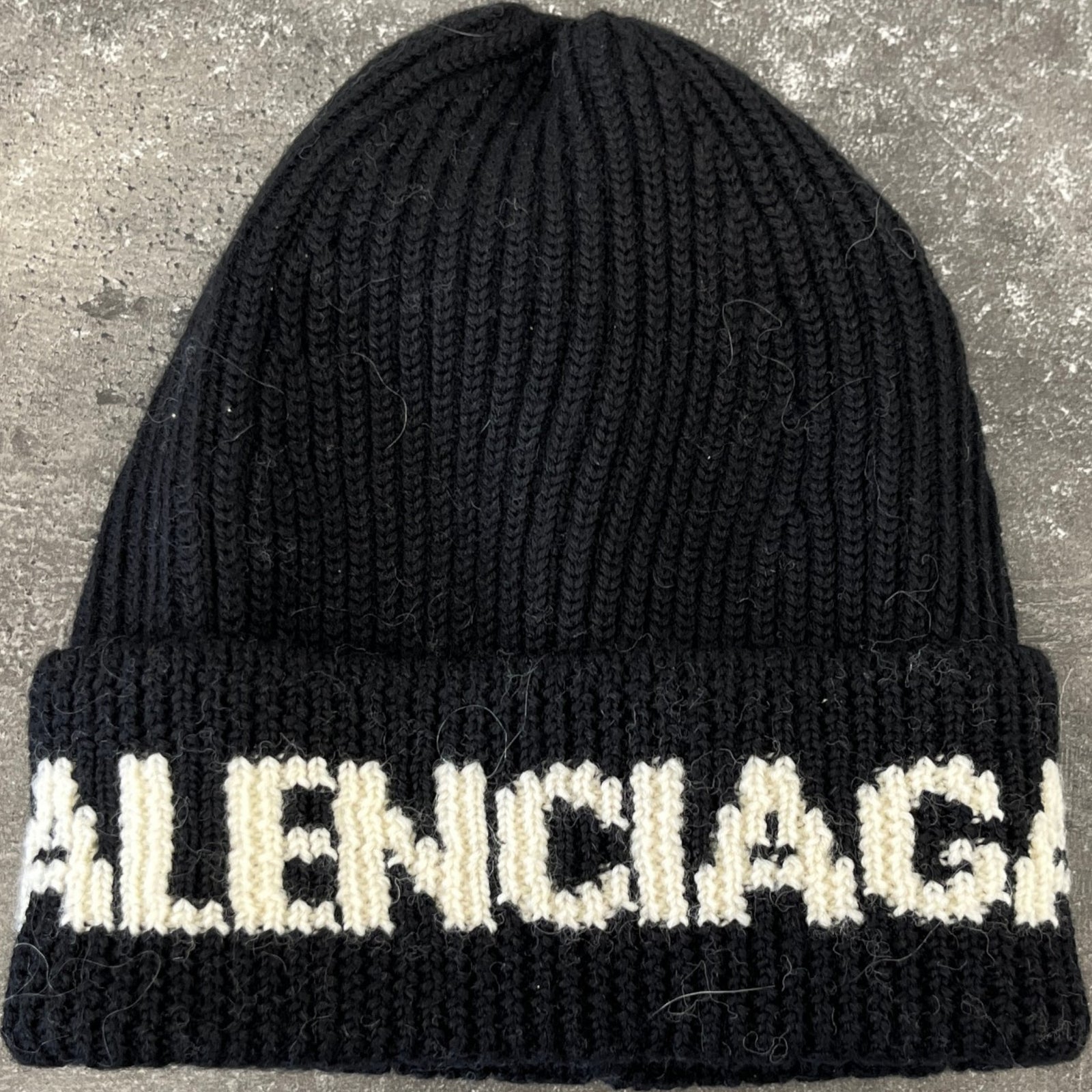 Embroidered Logo Beanie Hat Black - Photo 8