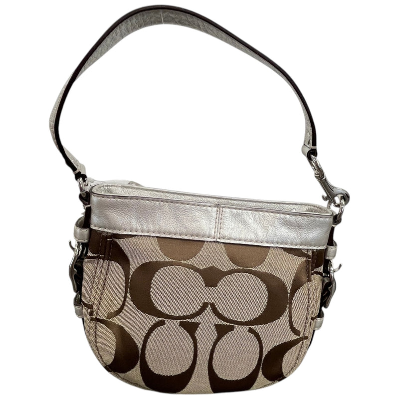 Women's Signature Mini Zoe Hobo Handbag Beige