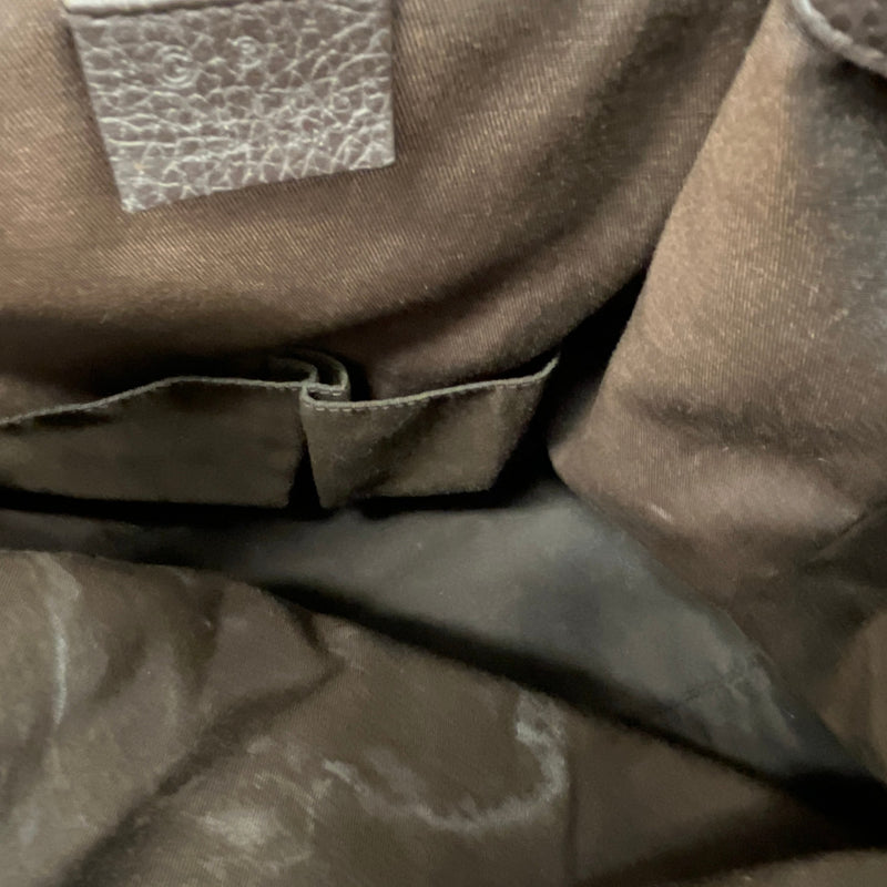 Women's Drawstring Monogram GG Canvas Backpack Brown