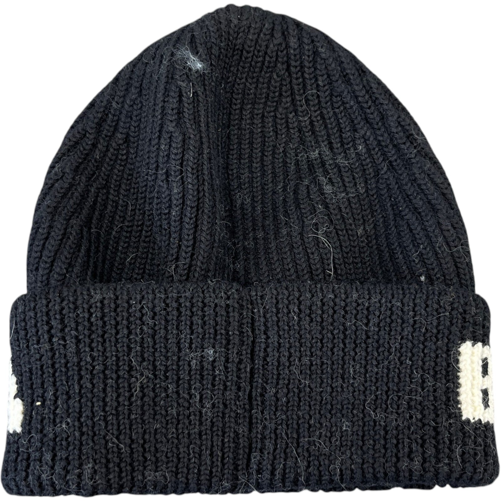 Embroidered Logo Beanie Hat Black - Photo 4