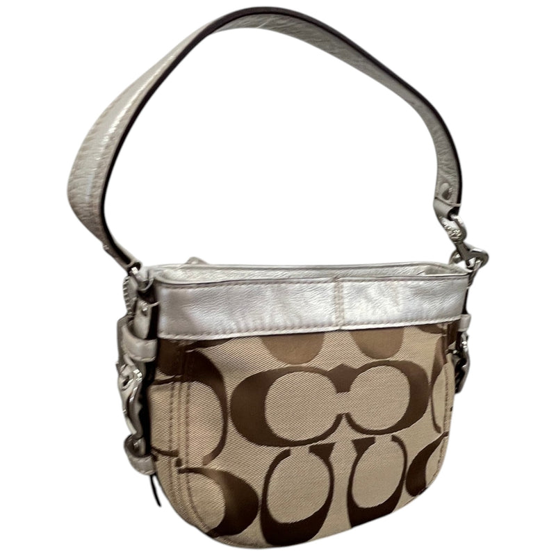 Women's Signature Mini Zoe Hobo Handbag Beige