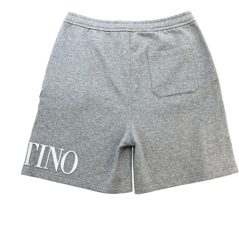 Men's Embroidered Logo Metallic Pocket Shorts Grey Size L / W34