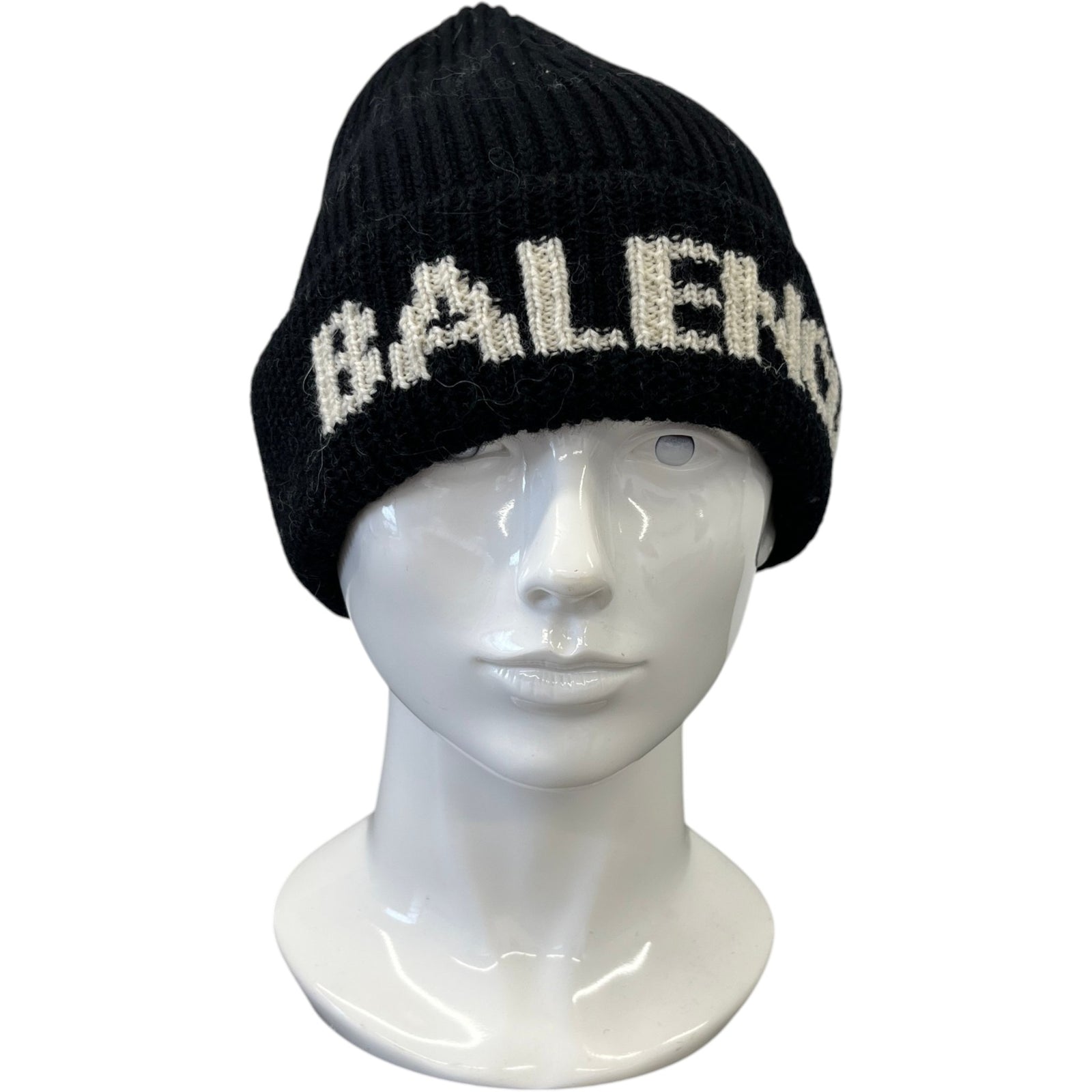 Embroidered Logo Beanie Hat Black - Photo 2