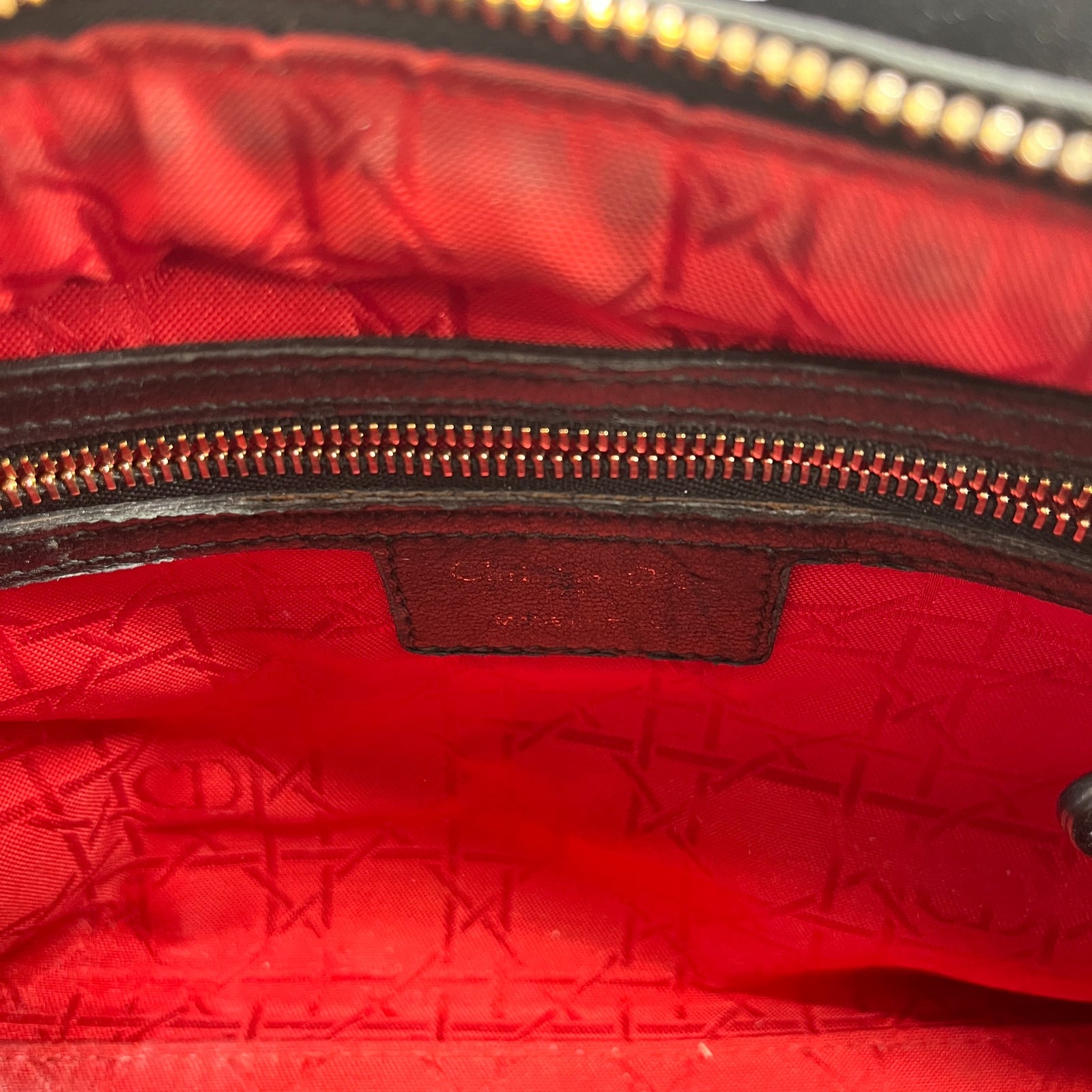 Women's Lady Dior Medium Bag Black - Photo 12