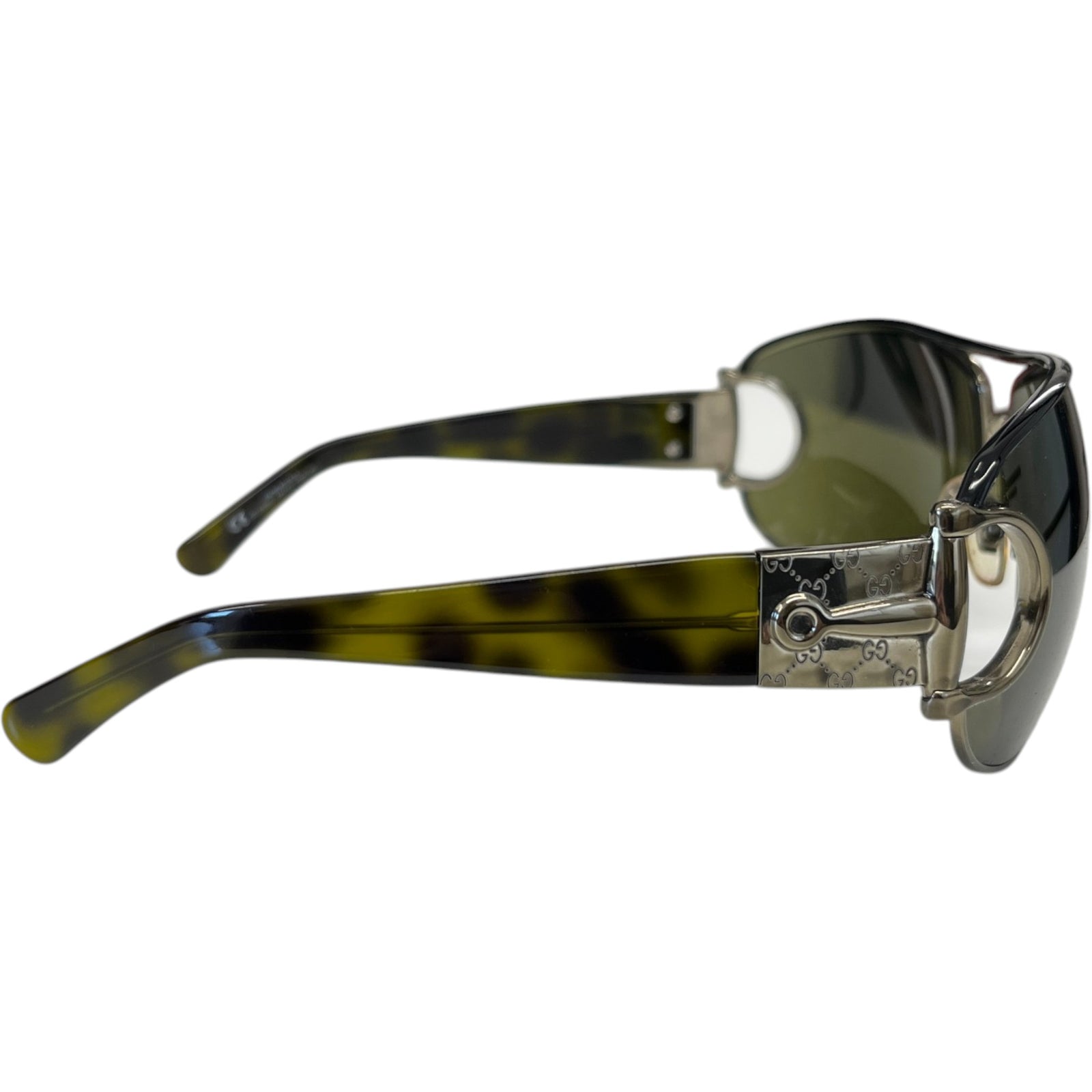 Women's Gg 2760/S Horsebit Sunglasses Green - Photo 5