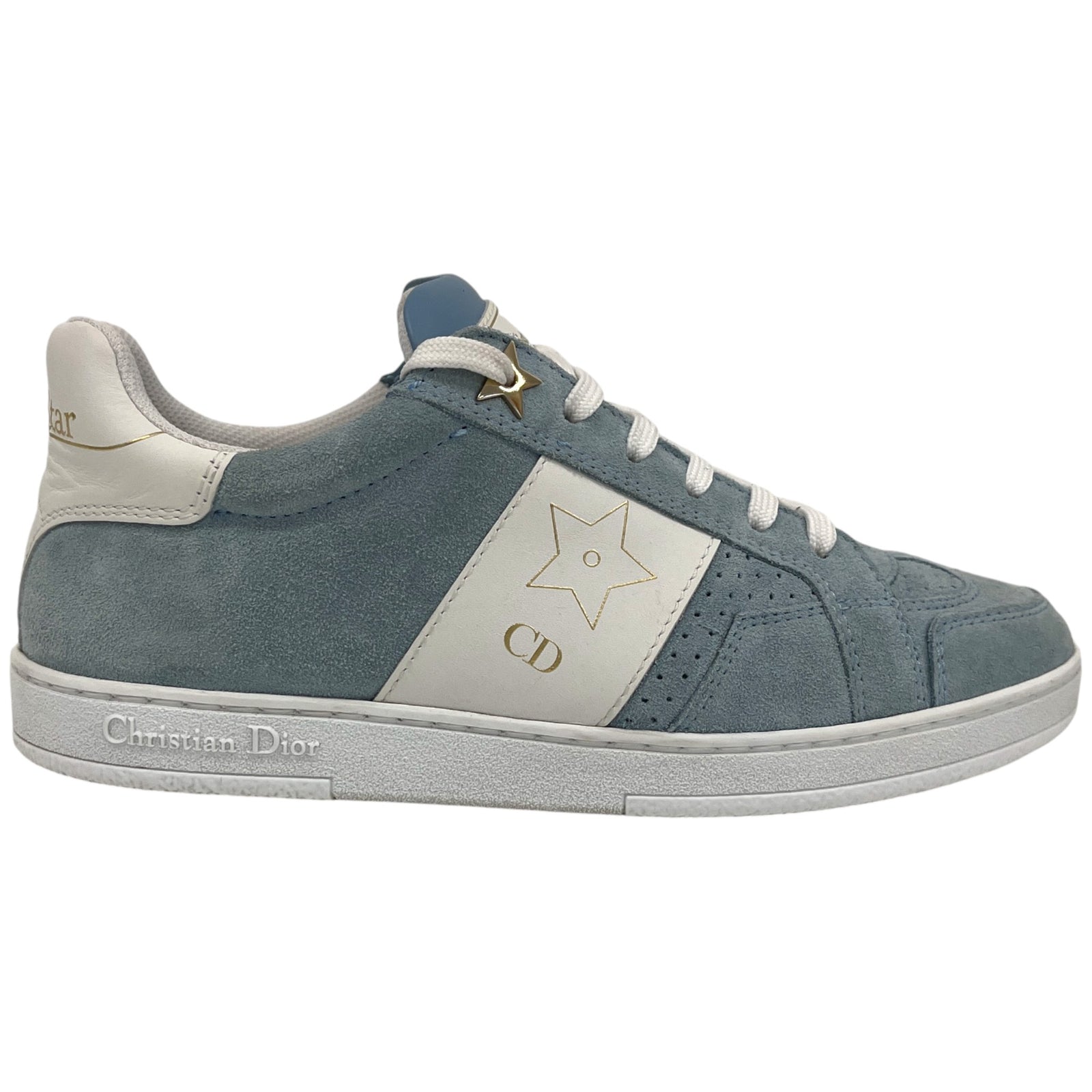 Women's Star Low Trainers Blue Size EU 35 / UK 2 - Photo 1