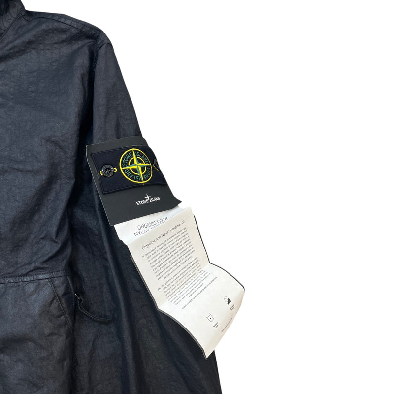 Men's Organic-Look Applicate Logo Jacket Black Size M