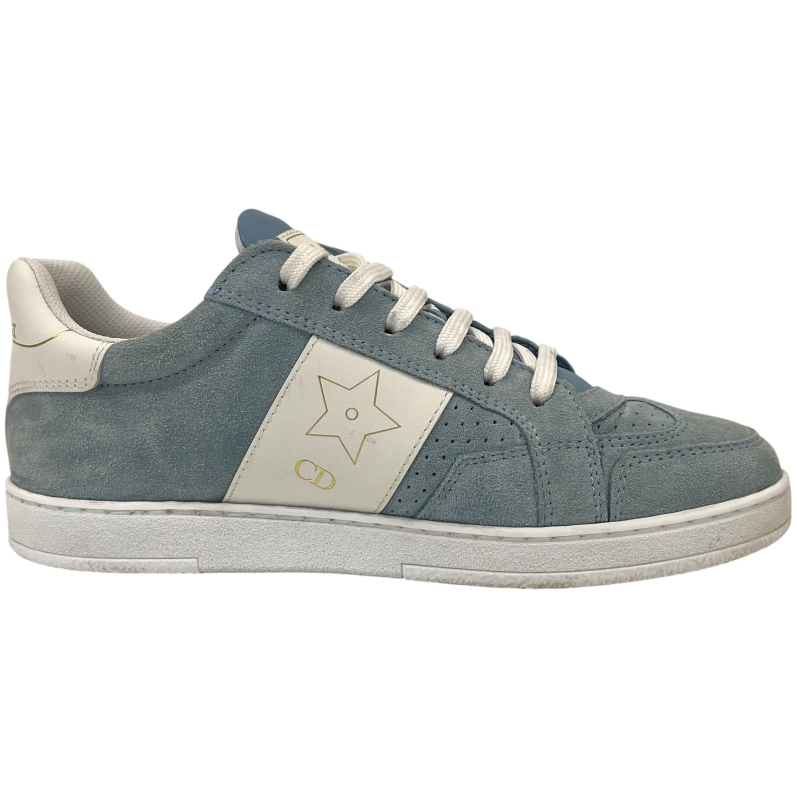 Women's Star Low Trainers Blue Size EU 35 / UK 2 - Photo 4