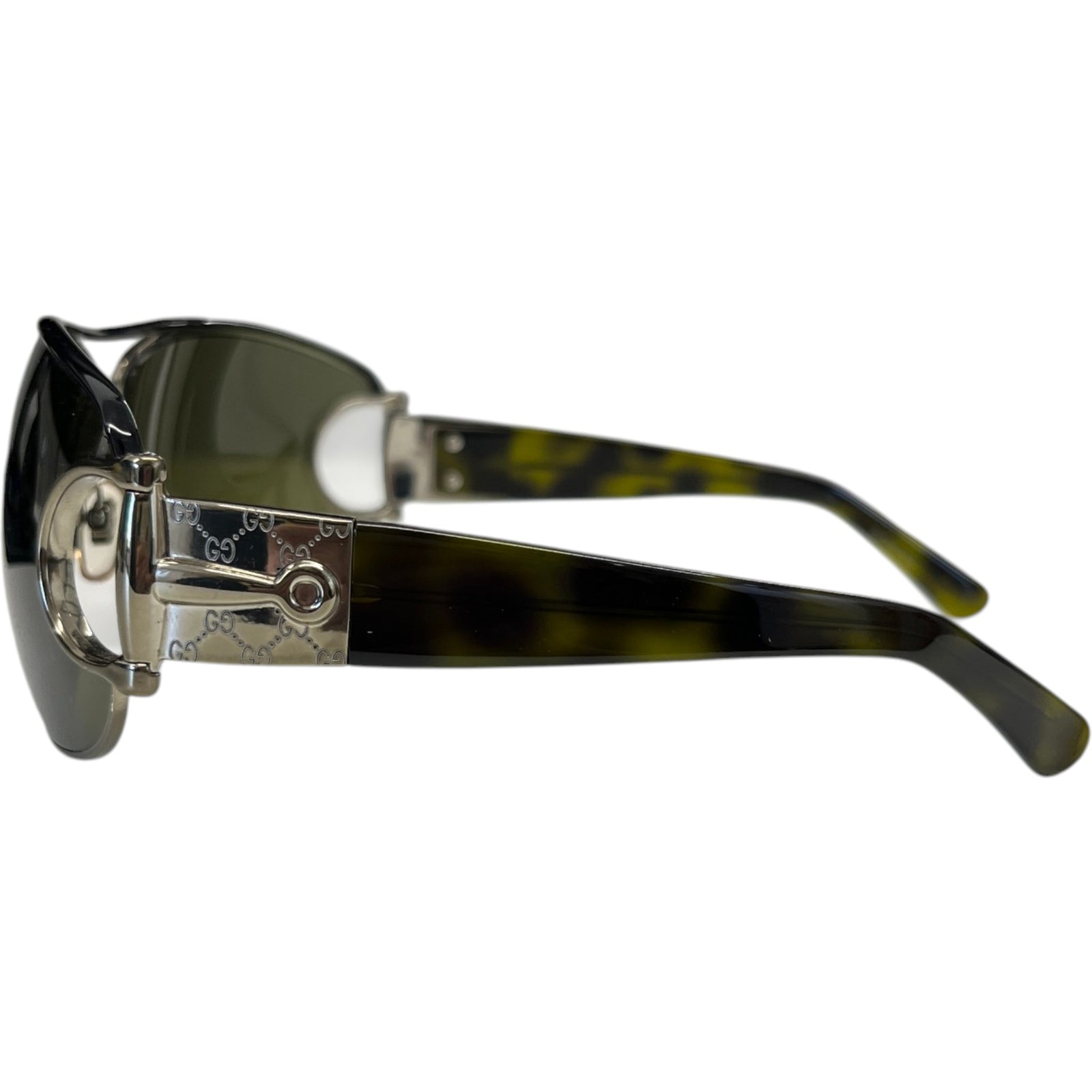 Women's Gg 2760/S Horsebit Sunglasses Green - Photo 6