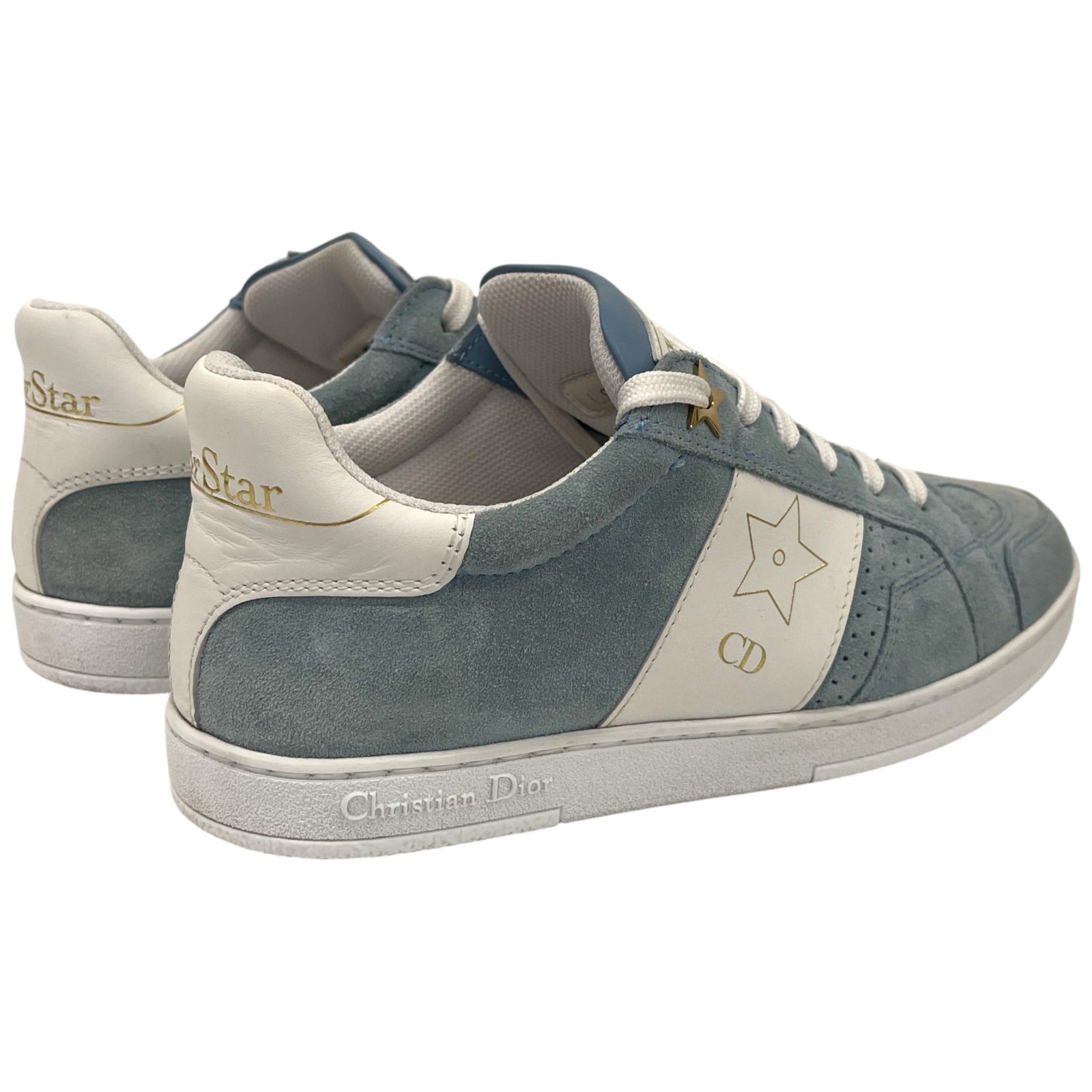 Women's Star Low Trainers Blue Size EU 35 / UK 2 - Photo 9