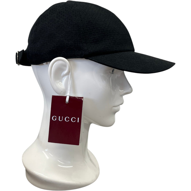 Men's Gg Supreme Cap Hat Black