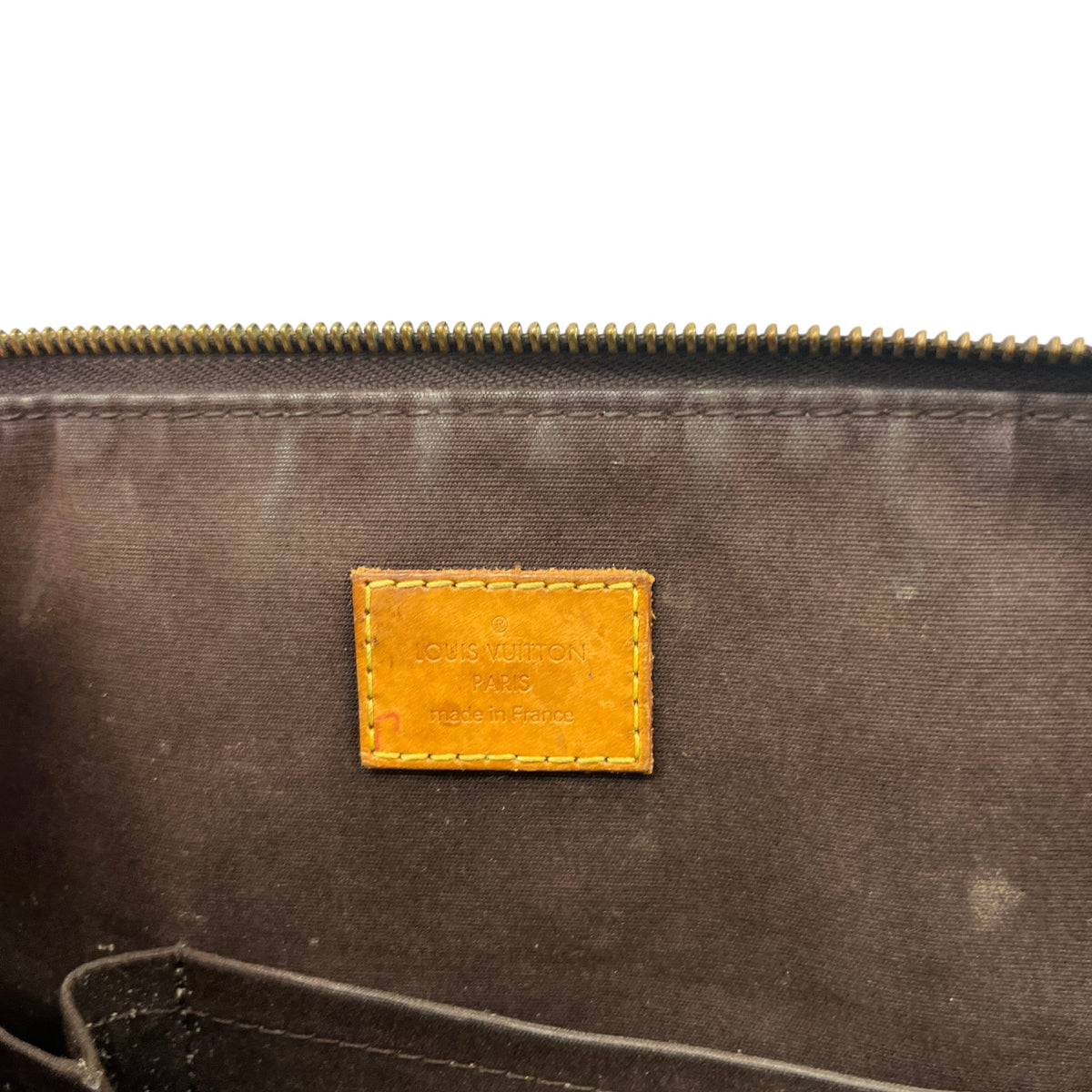 Women's Vernis Leather Bellevue GM Handbag Purple - Photo 12