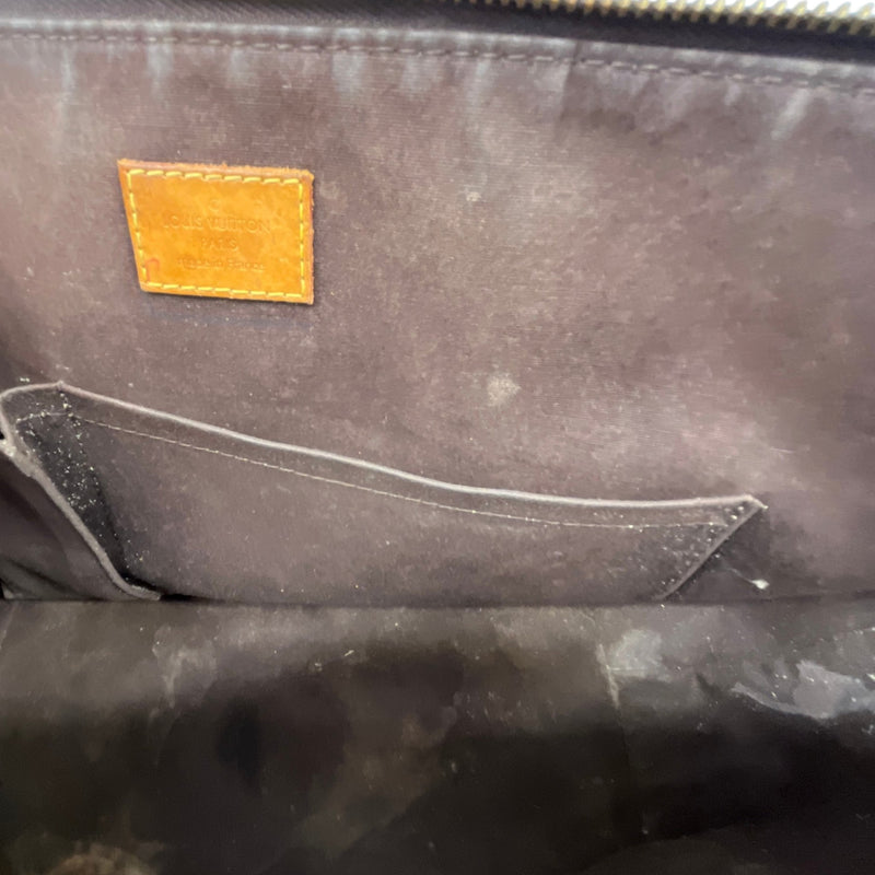 Women's Vernis Leather Bellevue GM Handbag Purple