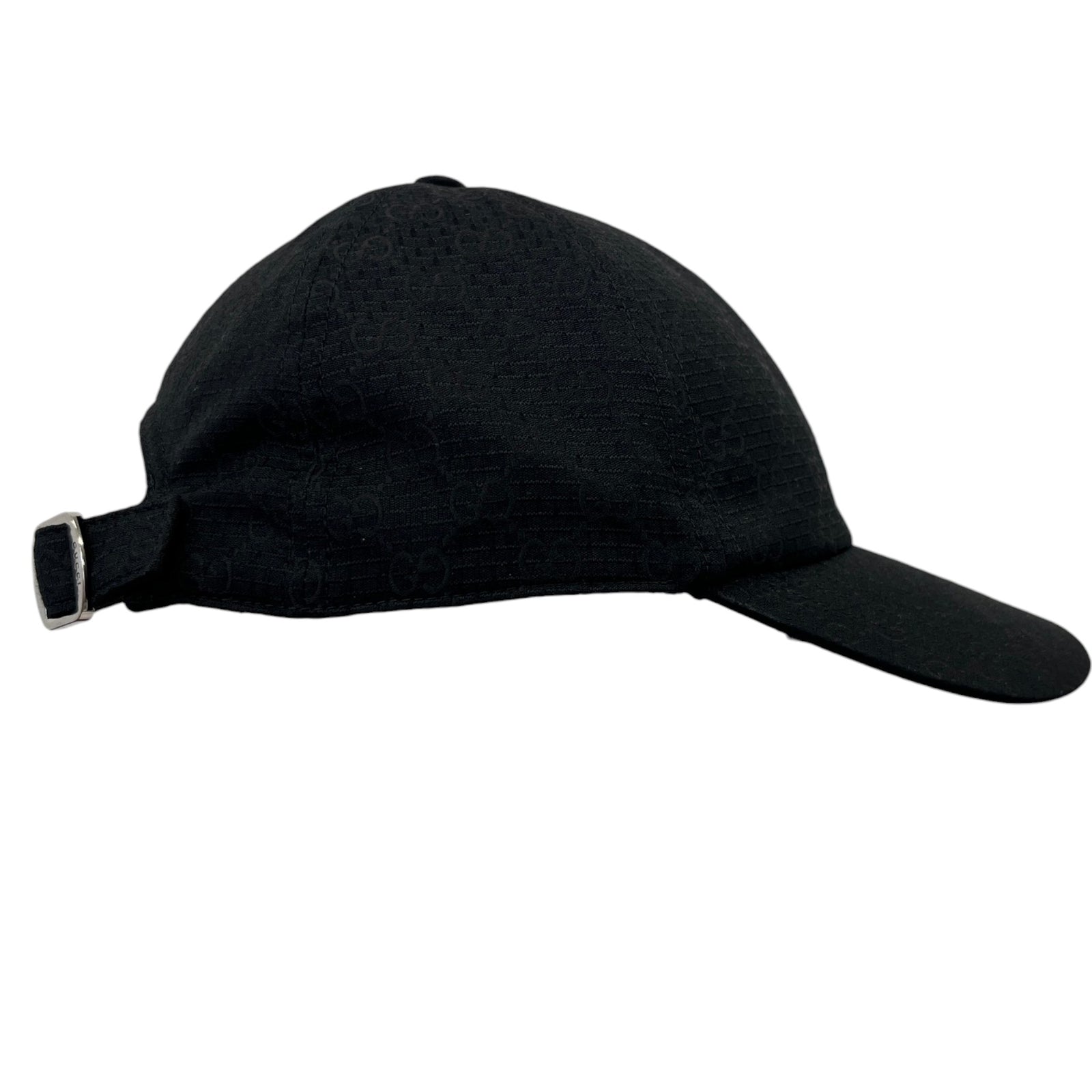 Men's Gg Supreme Cap Hat Black - Photo 5