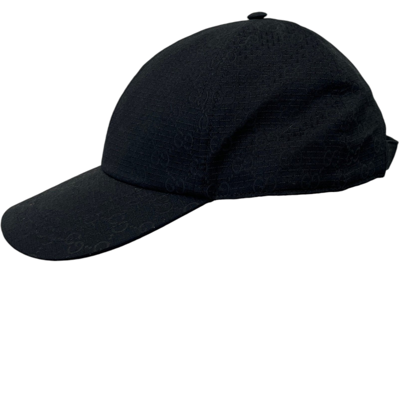 Men's Gg Supreme Cap Hat Black - Photo 6