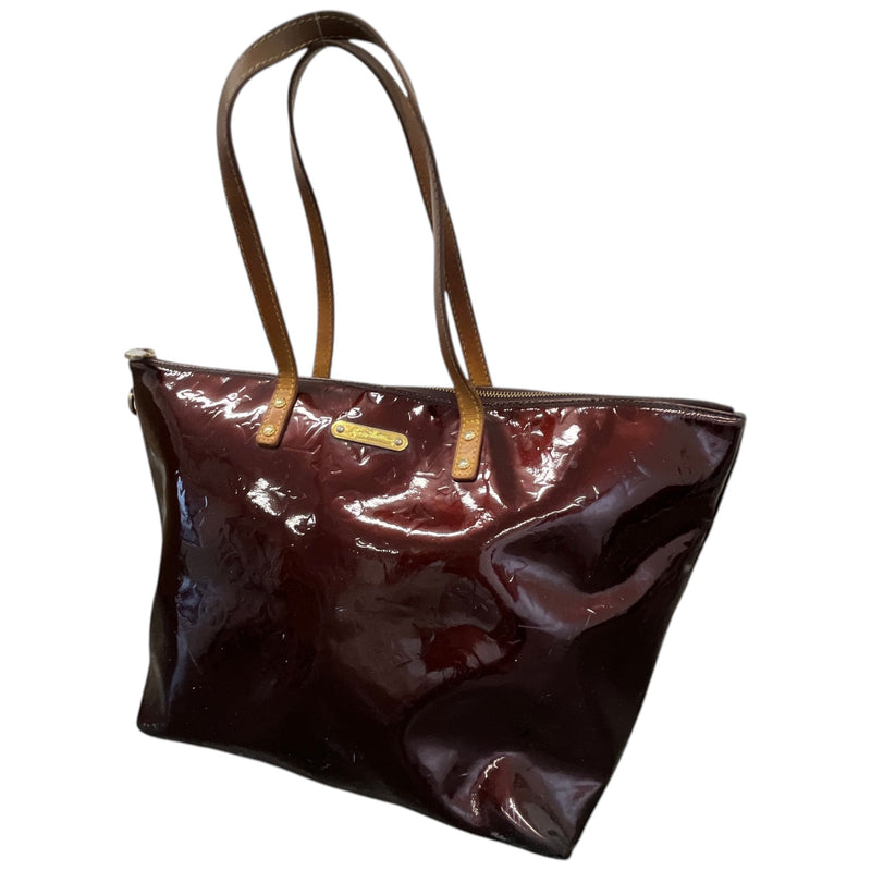 Women's Vernis Leather Bellevue GM Handbag Purple