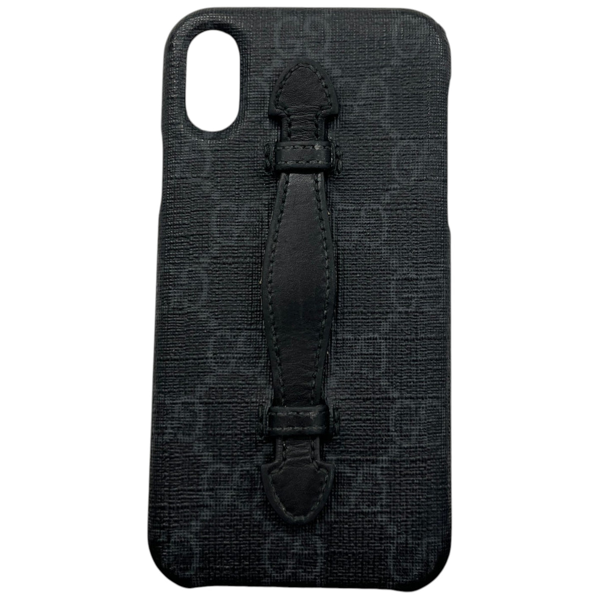 Men's GG Supreme canvas iPhone X/XS Phone Case Black - Photo 1