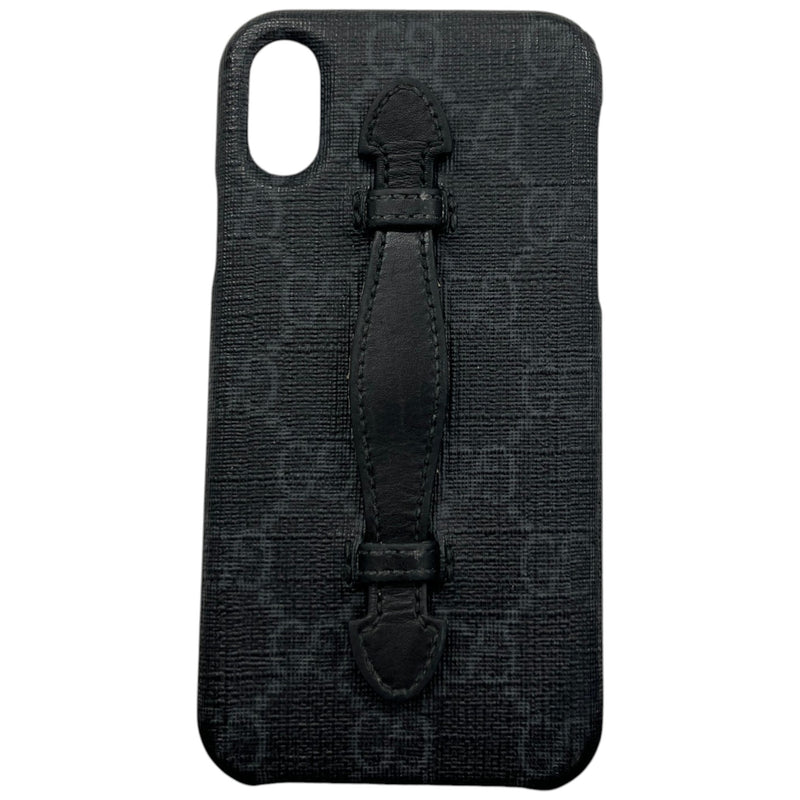 Men's GG Supreme canvas iPhone X/XS Phone Case Black