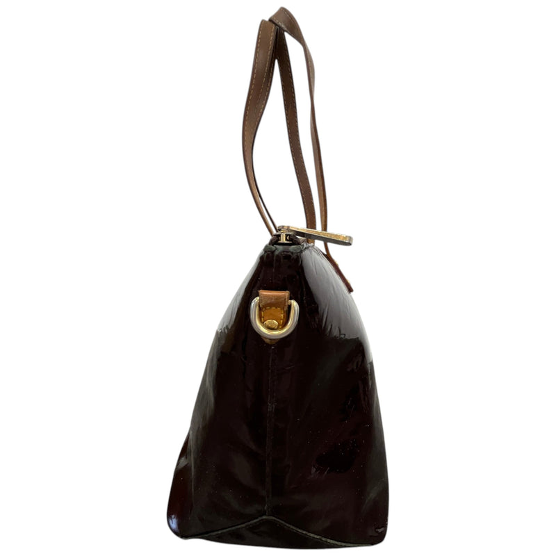 Women's Vernis Leather Bellevue GM Handbag Purple