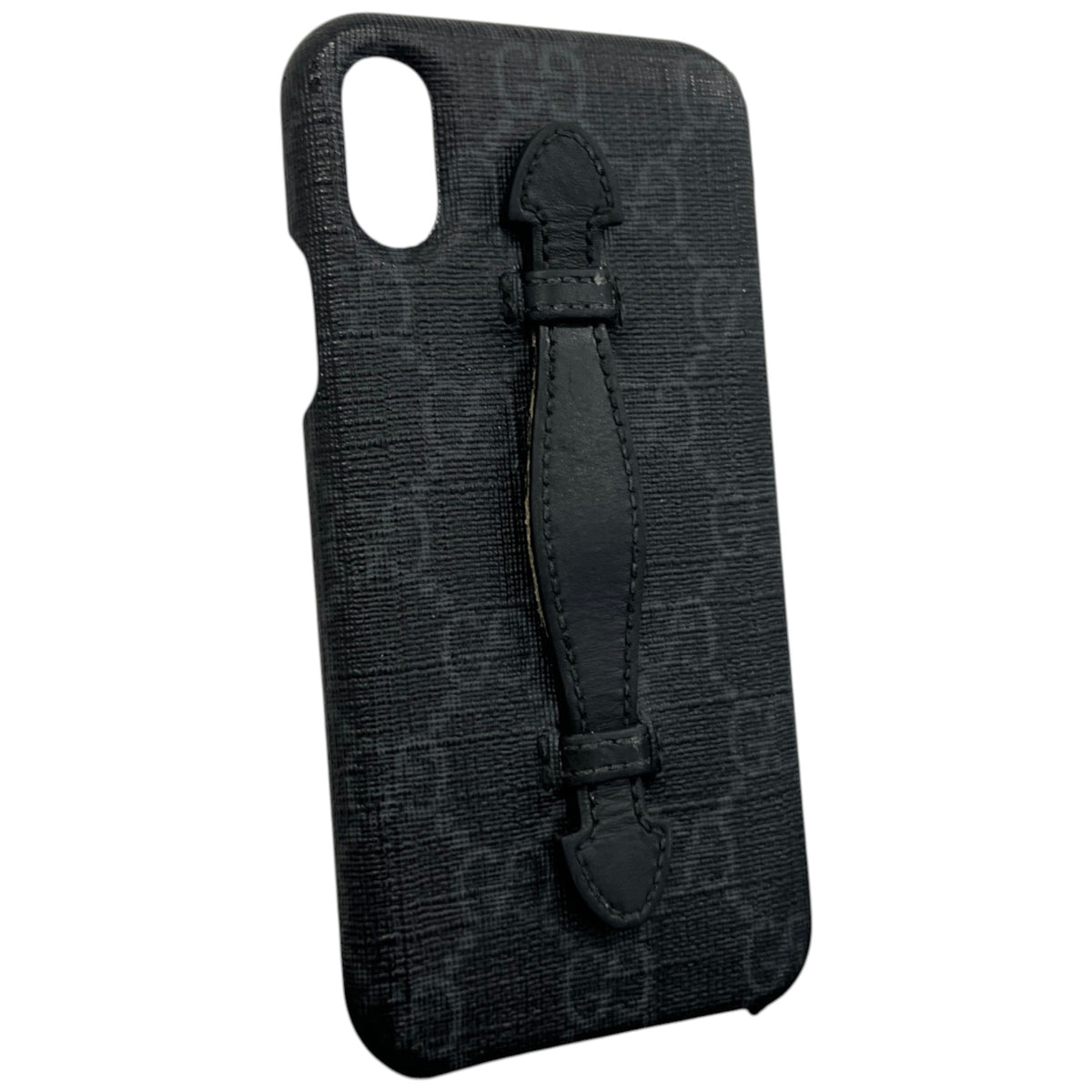 Men's GG Supreme canvas iPhone X/XS Phone Case Black - Photo 3