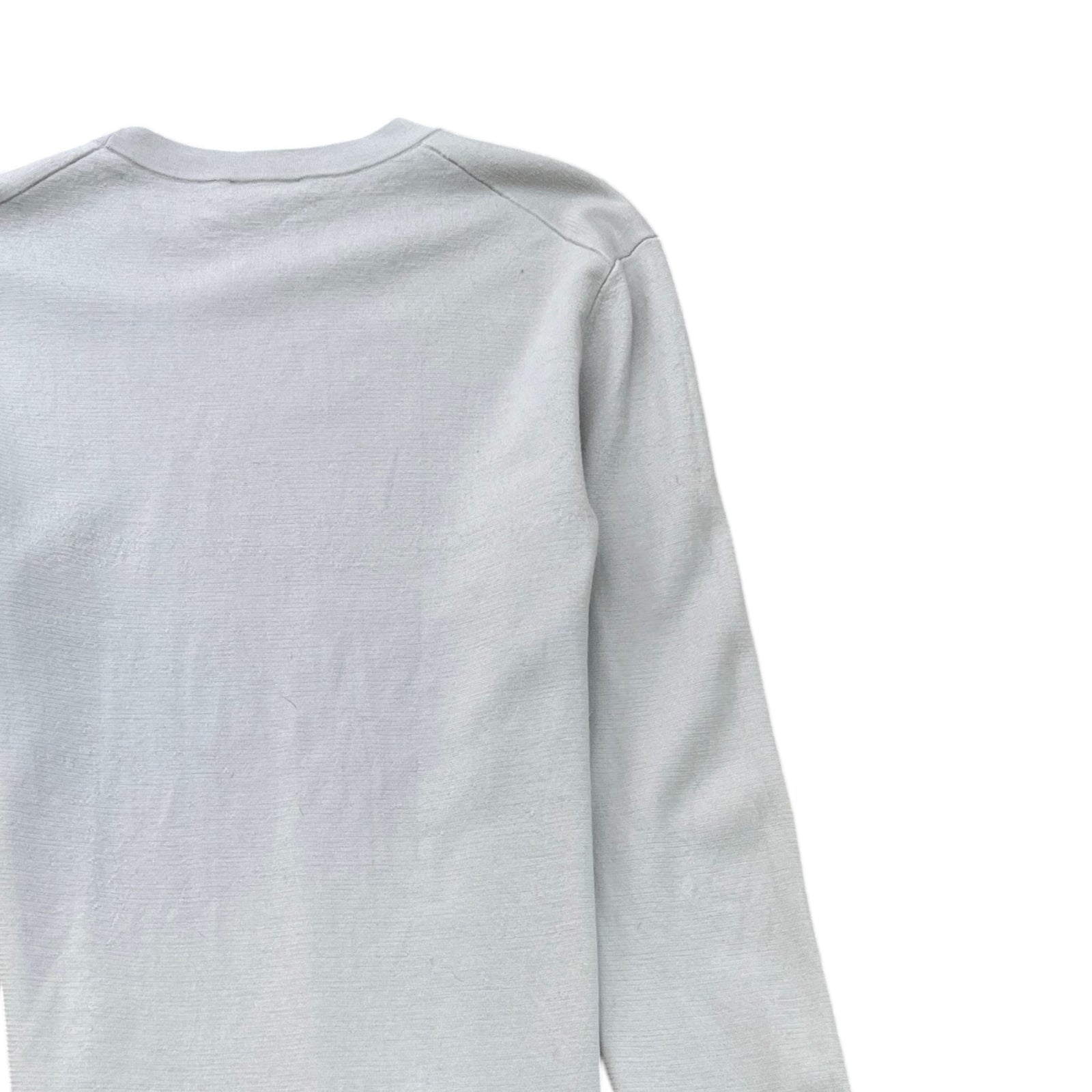 Men's Applique Sleeve Logo Jumper Grey Size L - Photo 4