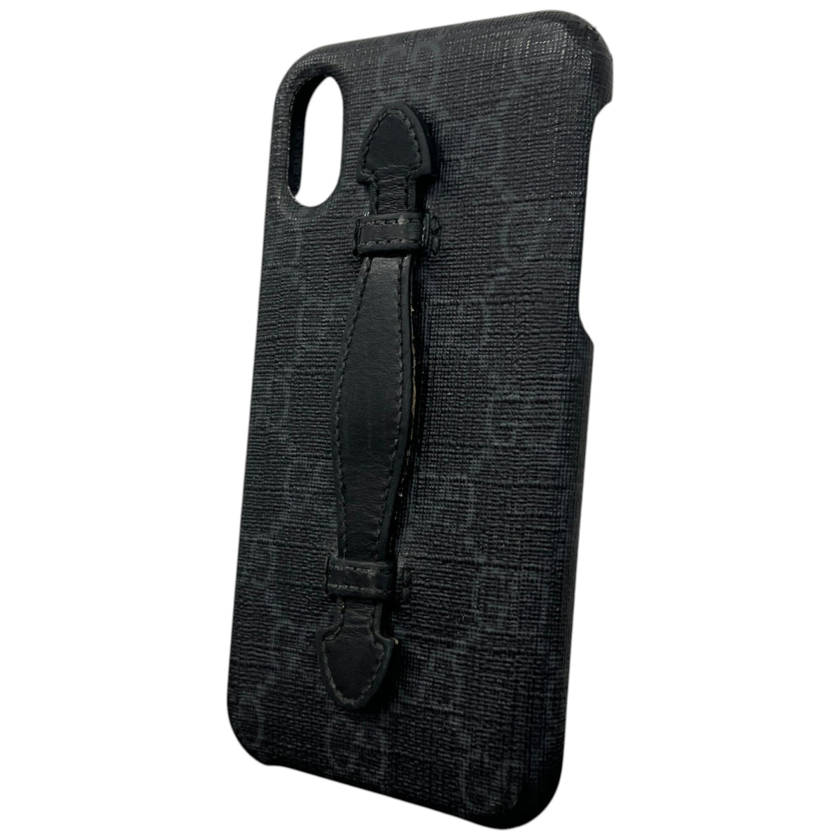 Men's GG Supreme canvas iPhone X/XS Phone Case Black - Photo 4