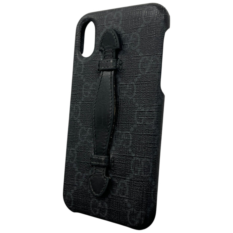 Men's GG Supreme canvas iPhone X/XS Phone Case Black