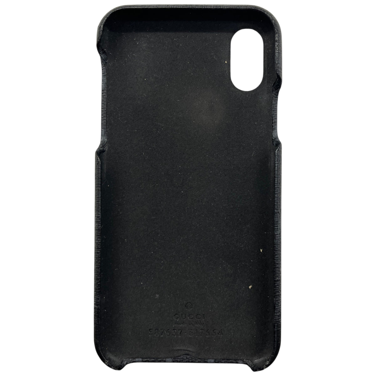 Men's GG Supreme canvas iPhone X/XS Phone Case Black - Photo 2