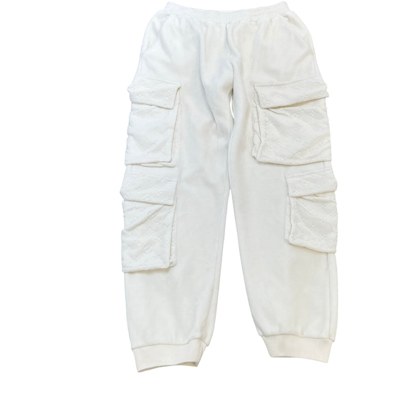 Men's X Virgil Abloh Monogram Pocket Cargos White Size S / W30
