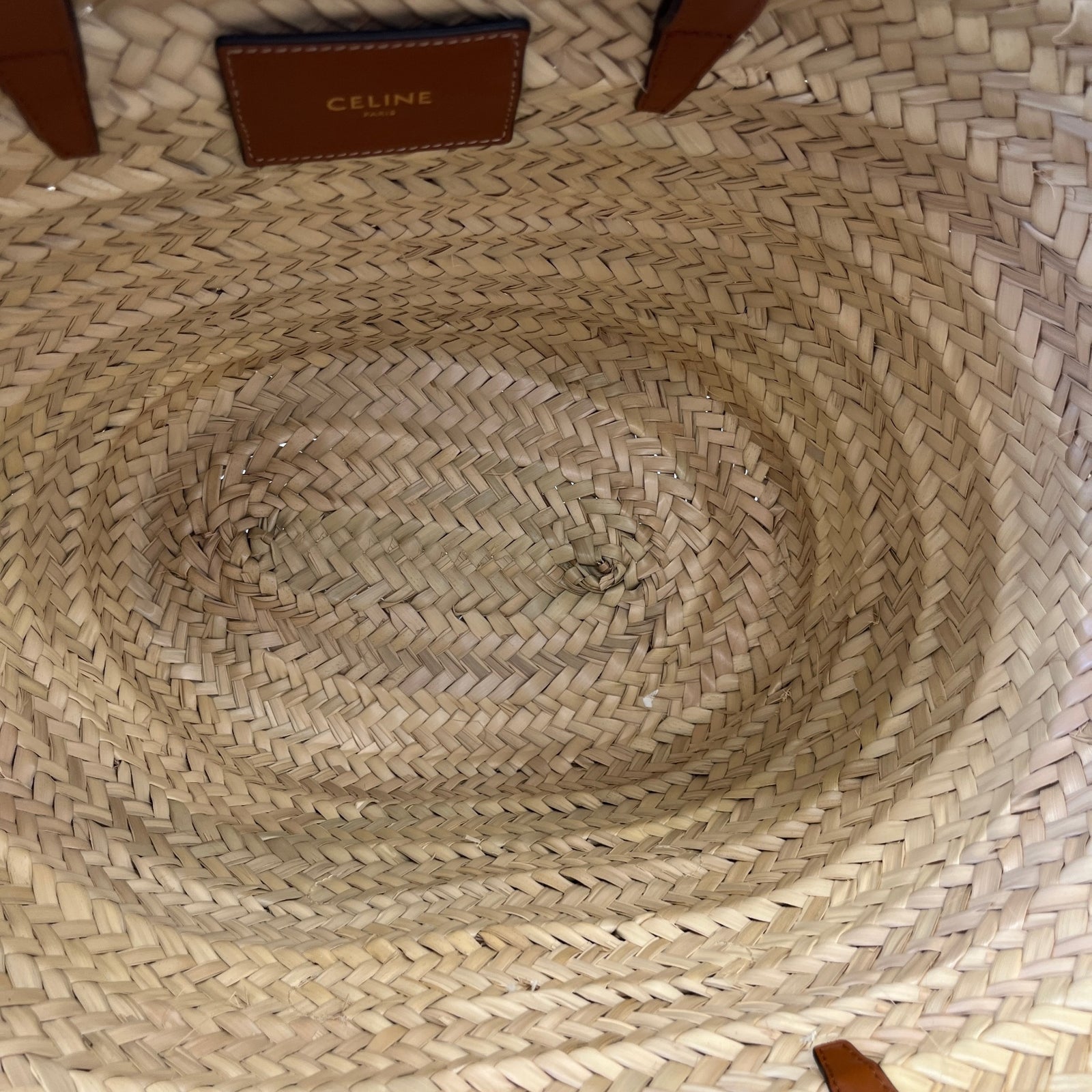 Women's Large Classic Panier Basket Bag Beige - Photo 11
