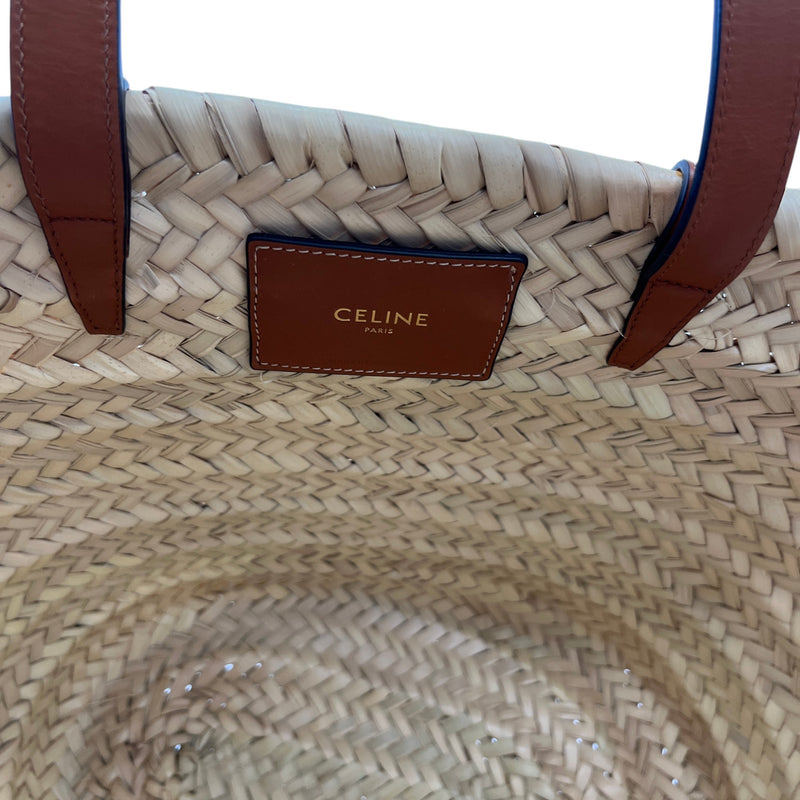 Women's Large Classic Panier Basket Bag Beige