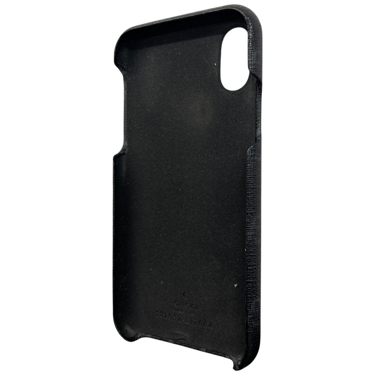 Men's GG Supreme canvas iPhone X/XS Phone Case Black - Photo 7