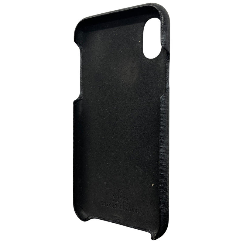 Men's GG Supreme canvas iPhone X/XS Phone Case Black