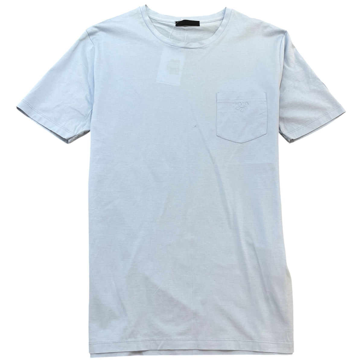 Men's Embroidered Logo T-Shirt Blue Size XL - Photo 1