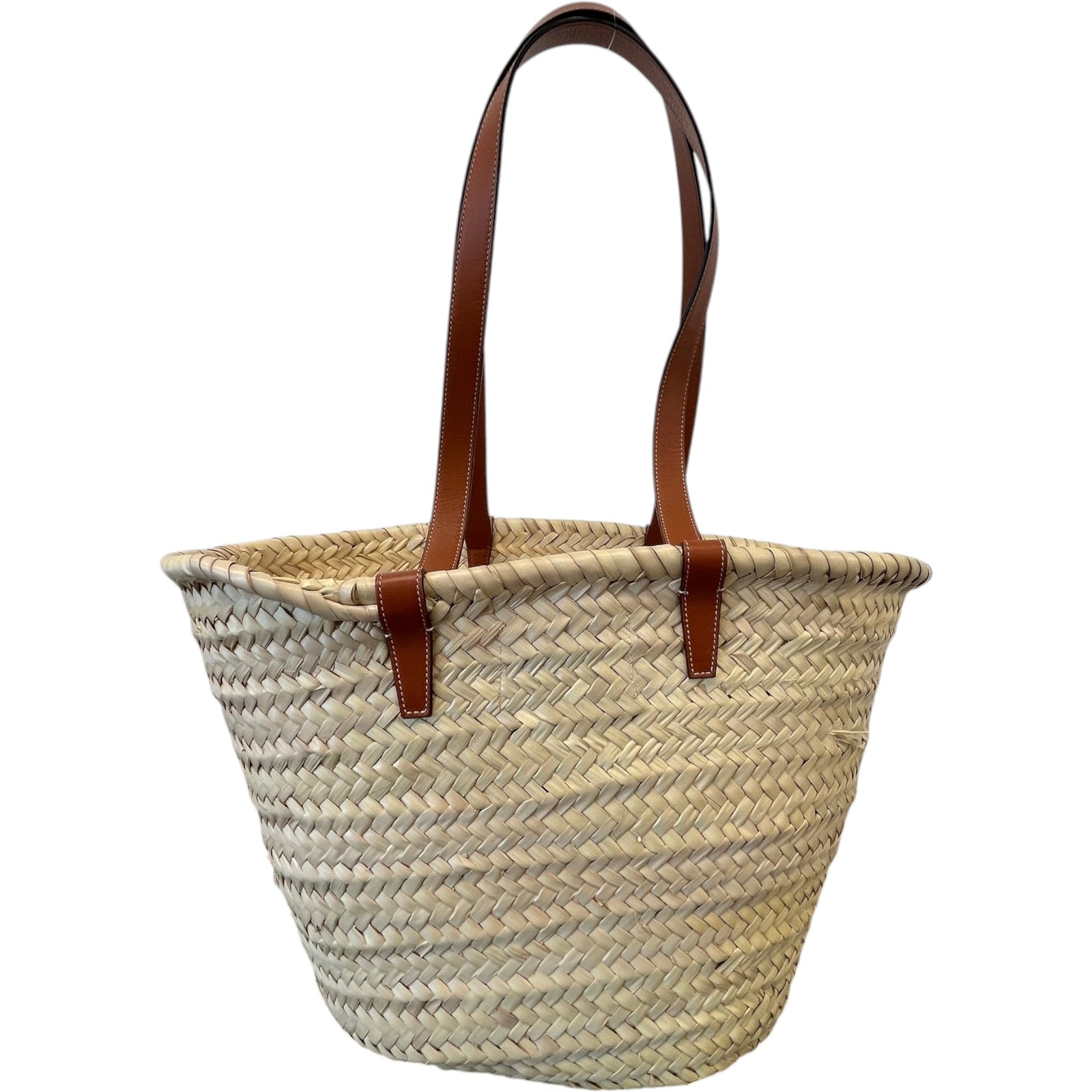 Women's Large Classic Panier Basket Bag Beige - Photo 3