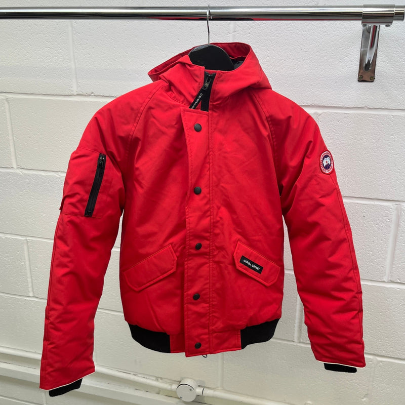 Men's Rundle Bomber 14-16 years Down Jacket Red Size XXS