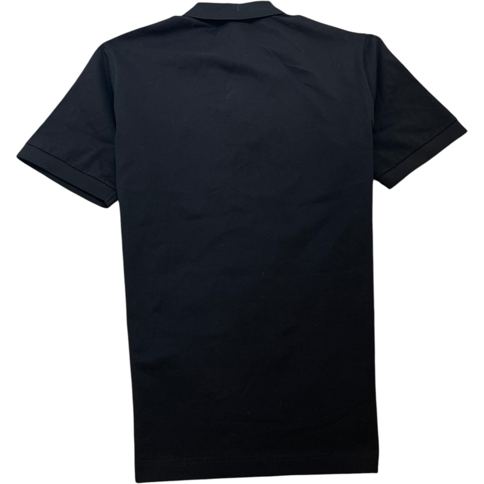 Men's Triangle Logo Polo Shirt Black Size M - Photo 2