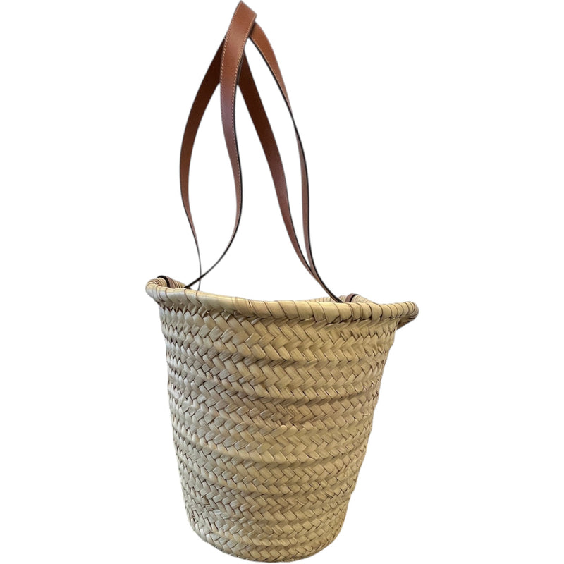 Women's Large Classic Panier Basket Bag Beige