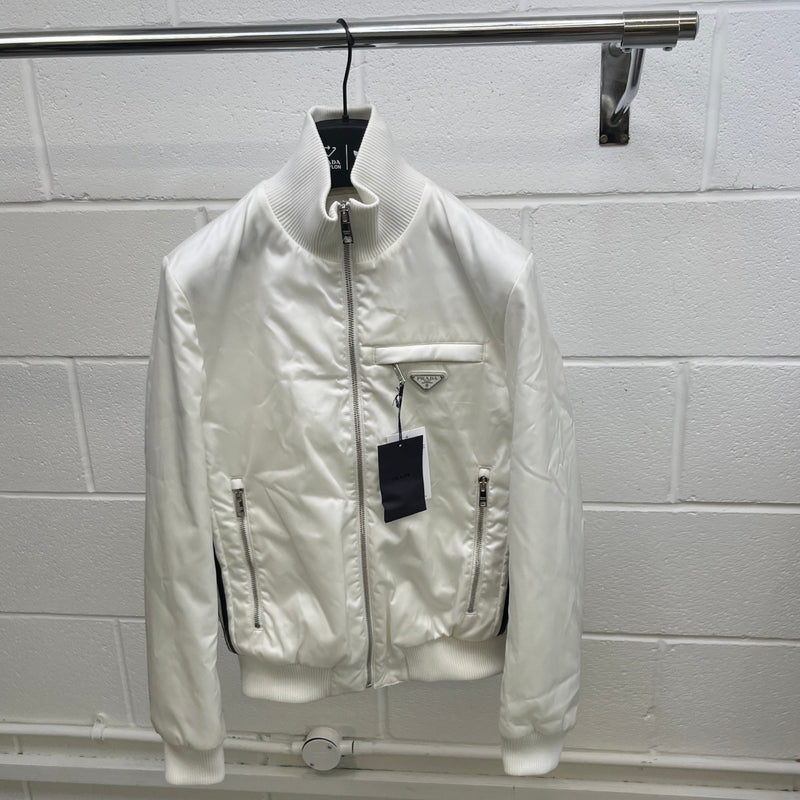 Women's X Adidas Re-Nylon Track Jacket White Size UK 10 / EU 38