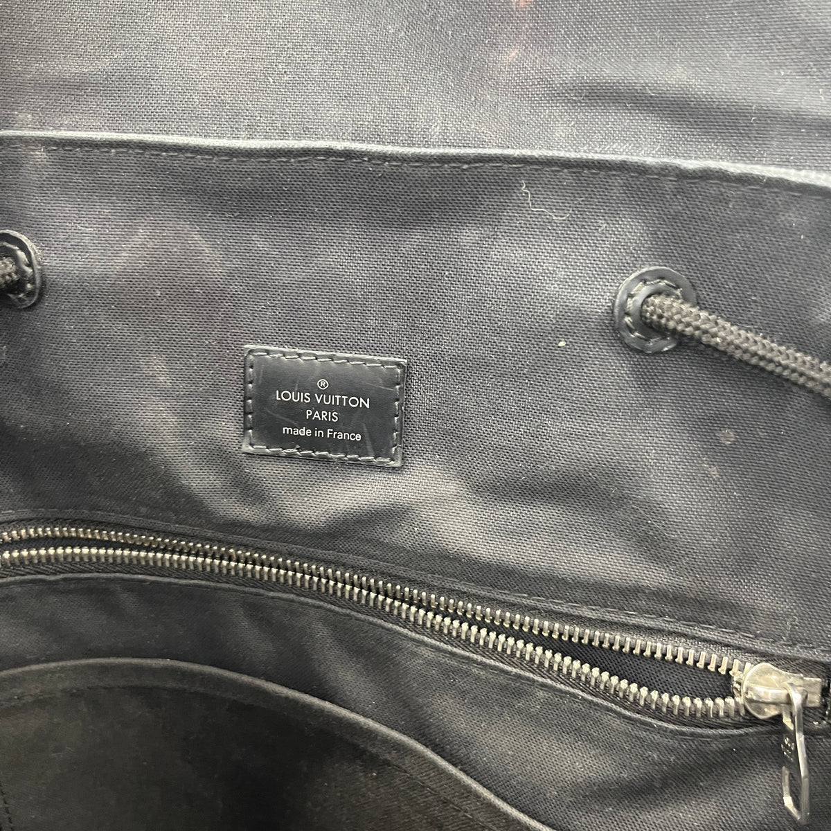 Men's Damier Graphite Christopher Backpack Black - Photo 12