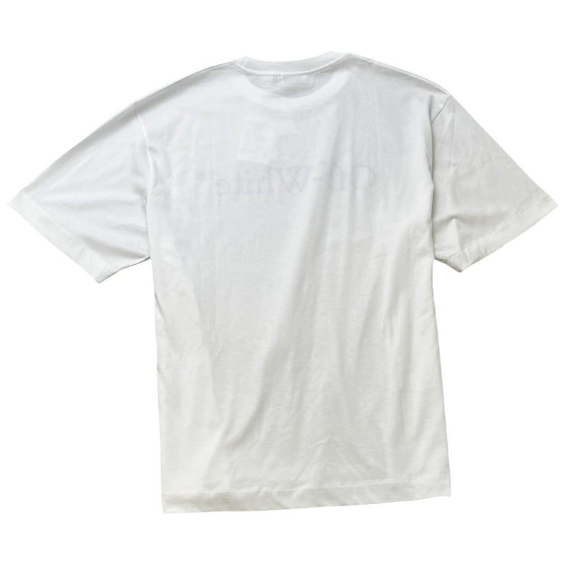 Men's Logo Print T-Shirt White Size L